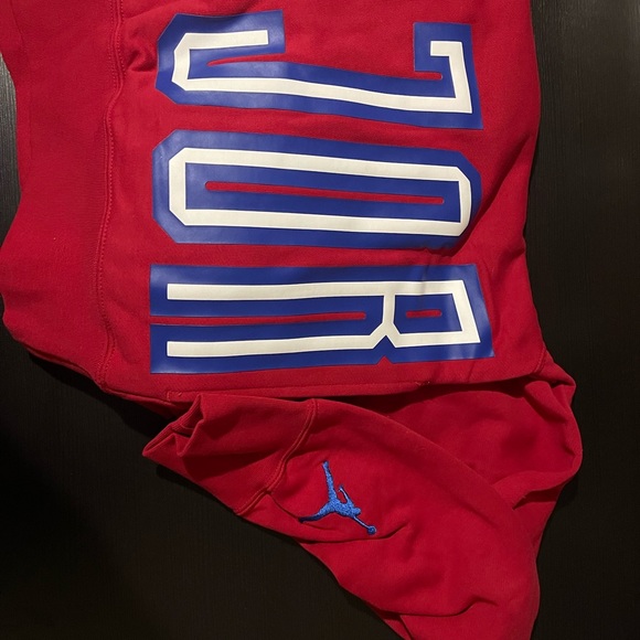 Jordan red hoodies for men-Size :Small - Picture 4 of 4